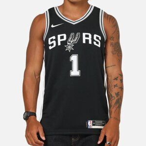 Nike Men's Black White Williamson New Orleans Pelicans Tank Jersey Size S